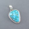 Kingman Turquoise & Sterling Silver Pendant (smaller)