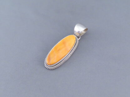 Spiny Oyster Shell Pendant by Artie Yellowhorse