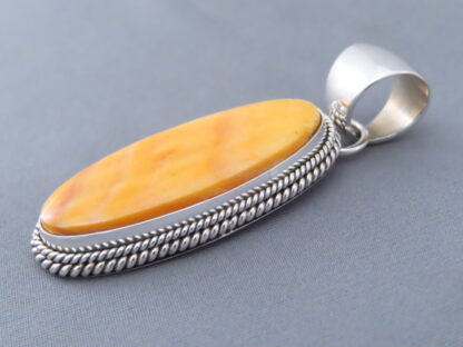 Spiny Oyster Shell Pendant by Artie Yellowhorse