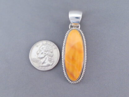 Spiny Oyster Shell Pendant by Artie Yellowhorse