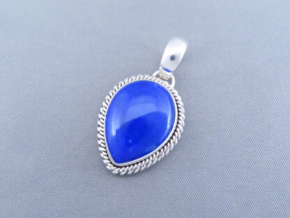 Native American Lapis Slider Pendant by Artie Yellowhorse