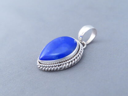Native American Lapis Slider Pendant by Artie Yellowhorse
