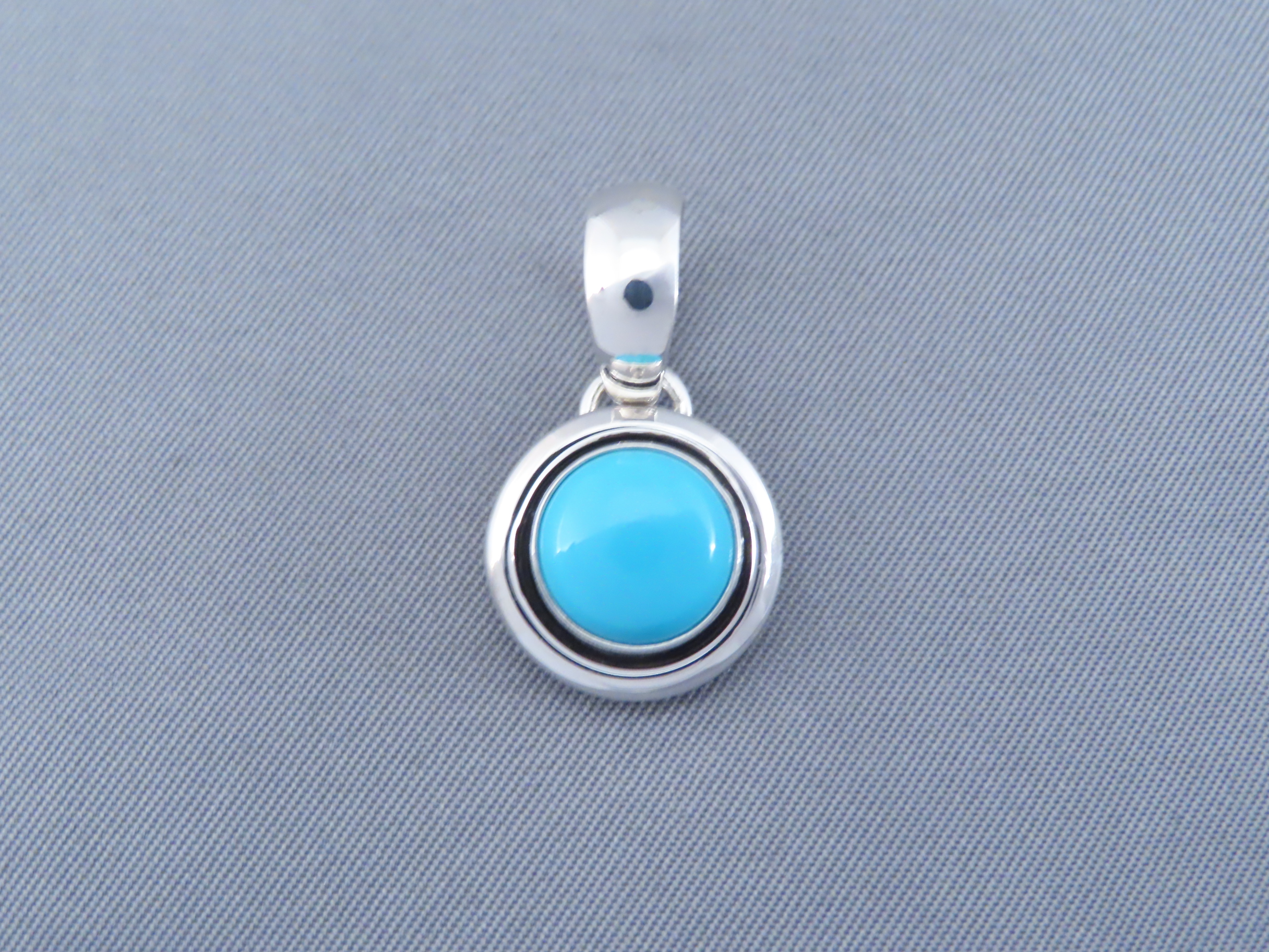 Small Sleeping Beauty Turquoise Pendant