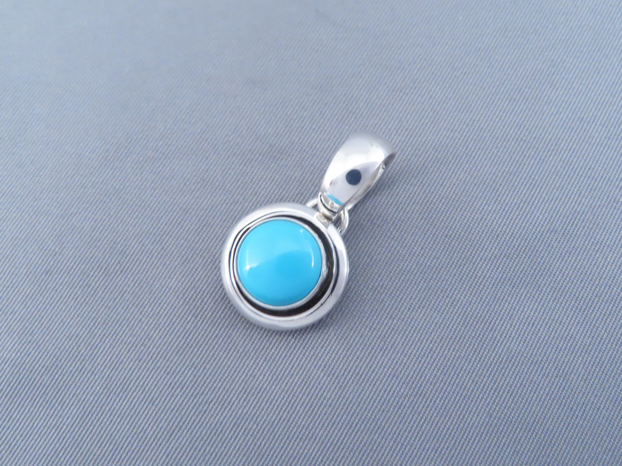 Small Sleeping Beauty Turquoise Pendant
