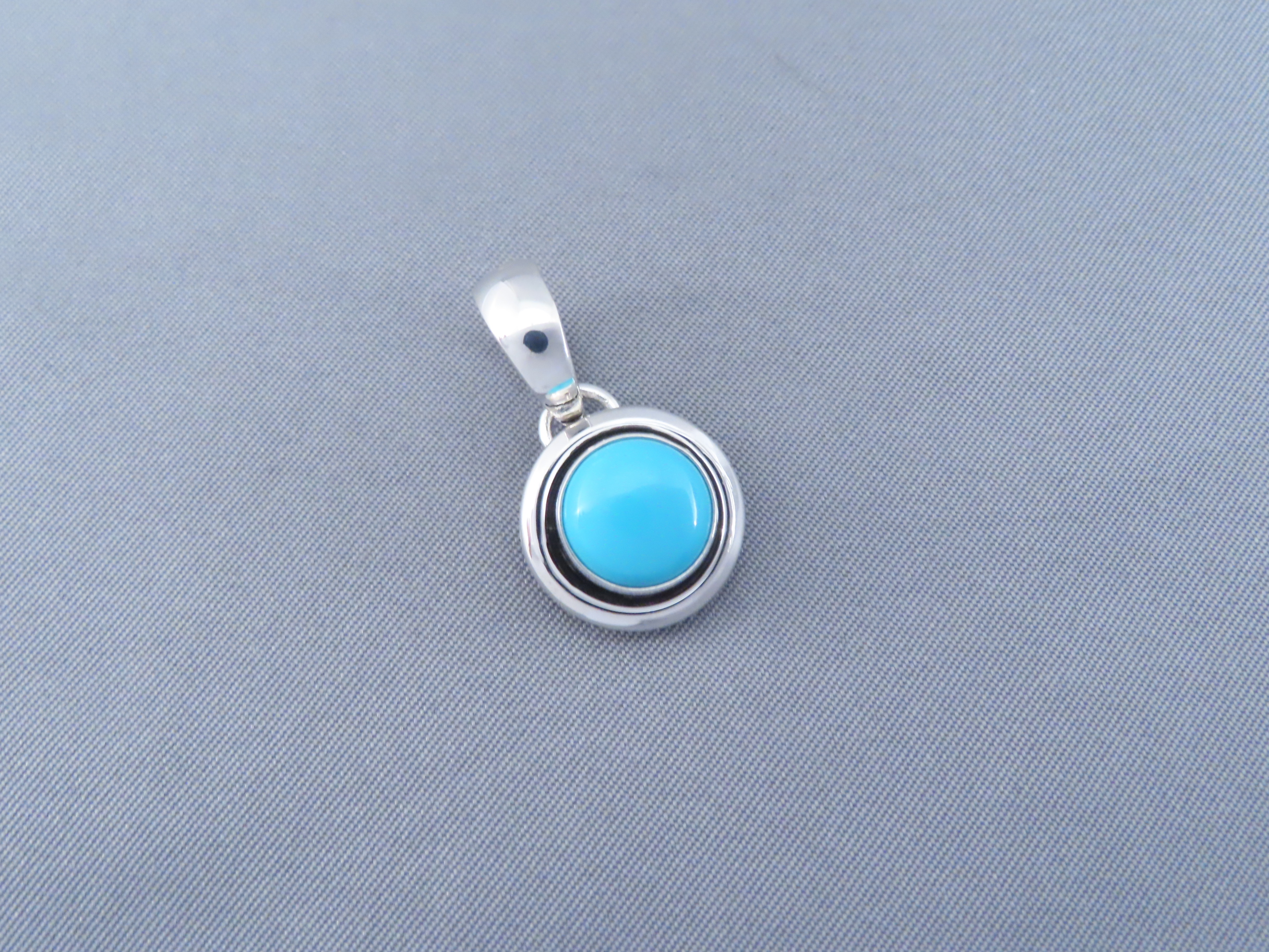 Small Sleeping Beauty Turquoise Pendant