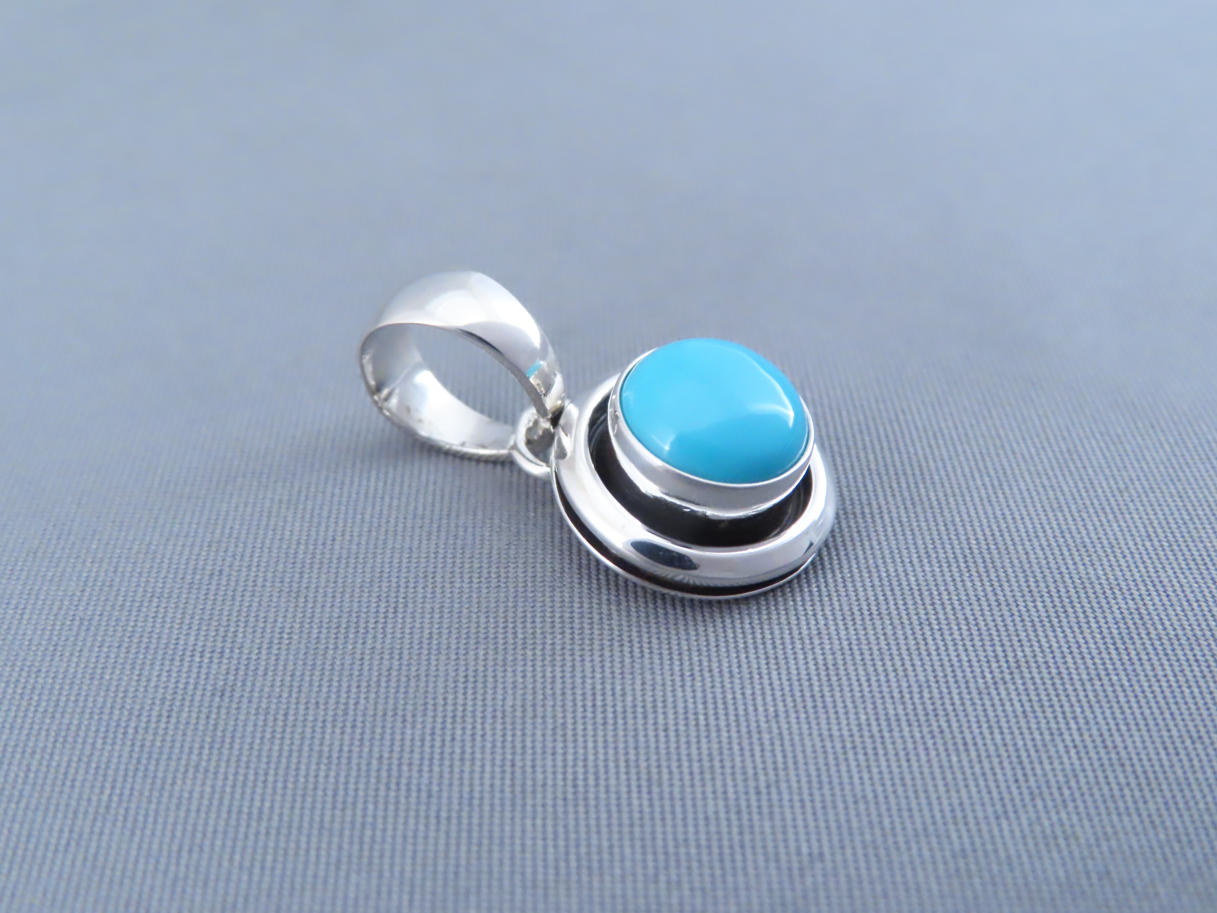 Small Sleeping Beauty Turquoise Pendant