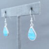 Turquoise Inlay Earrings (Teardrops)