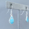 Turquoise Inlay Earrings (Teardrops)