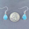 Turquoise Inlay Earrings (Teardrops)