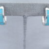 Turquoise Inlay Earrings (Smaller Huggies)