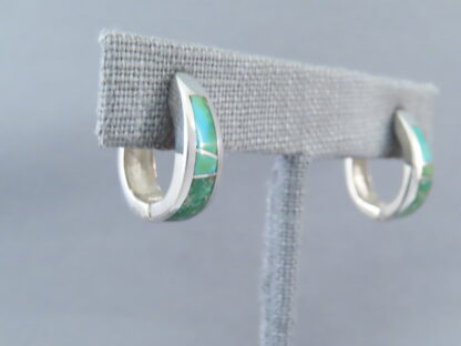 Turquoise Inlay Earrings (Sonoran Gold Turquoise)