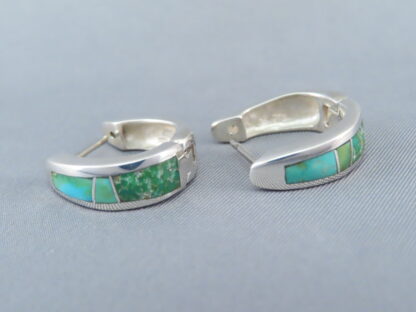 Turquoise Inlay Earrings (Sonoran Gold Turquoise)
