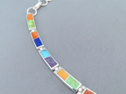 Inlaid Multi-Color Necklace
