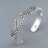 Lovely Sterling Silver Cuff Bracelet by Artie Yellowhorse