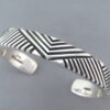 Lovely Sterling Silver Cuff Bracelet by Artie Yellowhorse