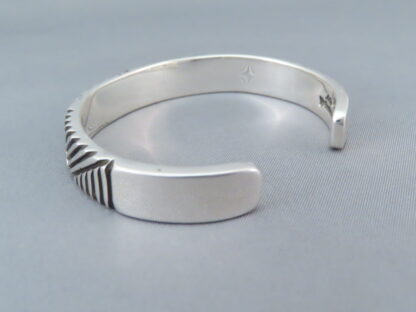 Lovely Sterling Silver Cuff Bracelet by Artie Yellowhorse