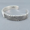 Lovely Sterling Silver Cuff Bracelet by Artie Yellowhorse