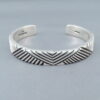 Lovely Sterling Silver Cuff Bracelet by Artie Yellowhorse