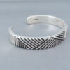 Lovely Sterling Silver Cuff Bracelet by Artie Yellowhorse