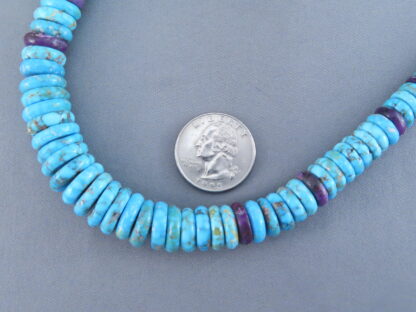 Bruce Eckhardt Turquoise Mountain Turquoise Necklace