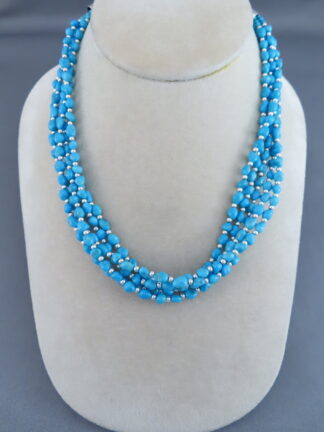 Multi-Strand Sleeping Beauty Turquoise Necklace – Yellowhorse