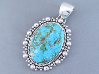 Artie Yellowhorse Kingman Turquoise Pendant