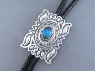 Persian Turquoise Bolo Tie by Leonard Gene