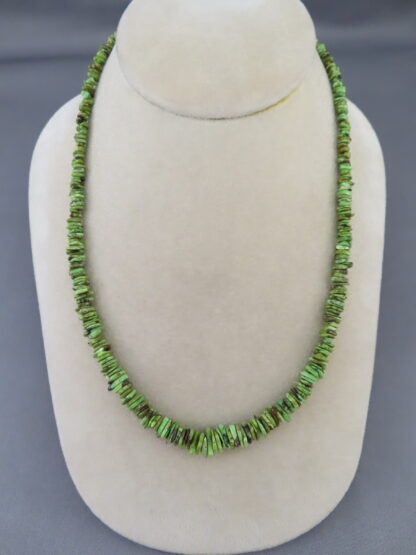 Gaspeite Necklace by Artie Yellowhorse