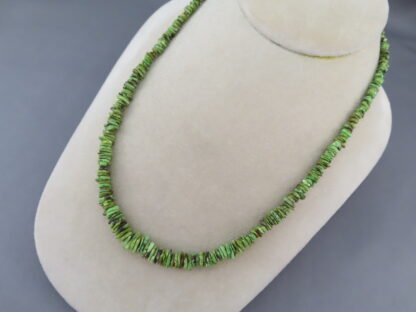 Gaspeite Necklace by Artie Yellowhorse