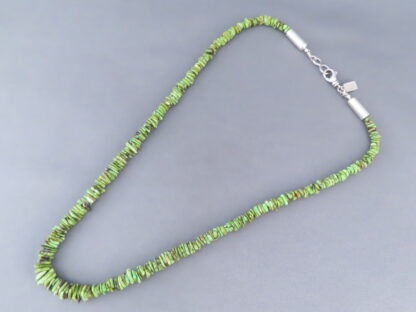 Gaspeite Necklace by Artie Yellowhorse