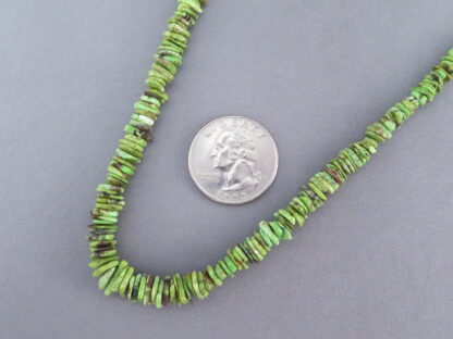 Gaspeite Necklace by Artie Yellowhorse