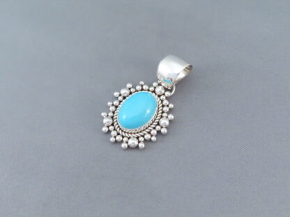 Sleeping Beauty Turquoise Pendant by Artie Yellowhorse