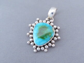 Sonoran Gold Turquoise Pendant by Artie Yellowhorse