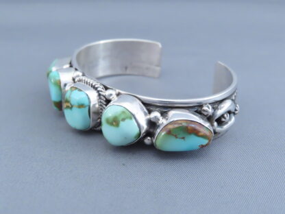 Sterling Silver Bracelet with Royston Turquoise