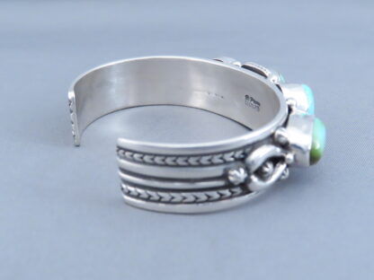 Sterling Silver Bracelet with Royston Turquoise