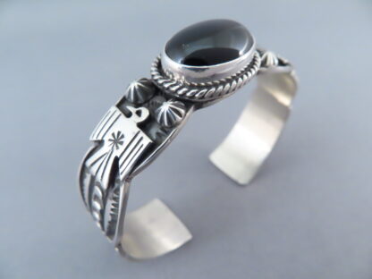 Black Onyx Cuff Bracelet by Andy Cadman