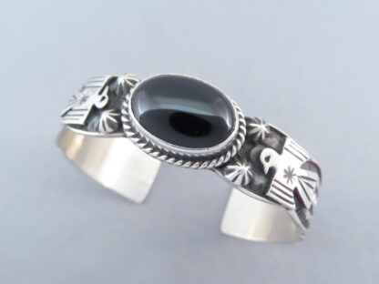 Black Onyx Cuff Bracelet by Andy Cadman