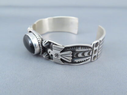 Black Onyx Cuff Bracelet by Andy Cadman