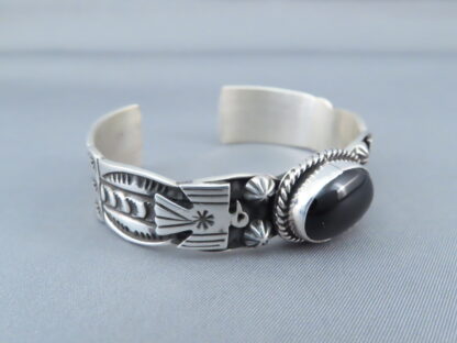 Black Onyx Cuff Bracelet by Andy Cadman