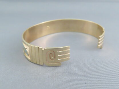 Gold Bracelet with Bears by Robert Taylor