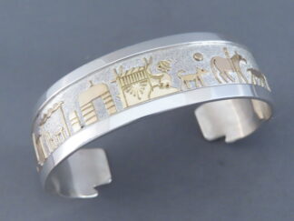 Gold & Sterling Silver Cuff Bracelet – StoryTeller