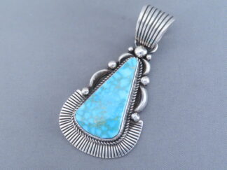 Sterling Silver/Kingman Turquoise Pendant