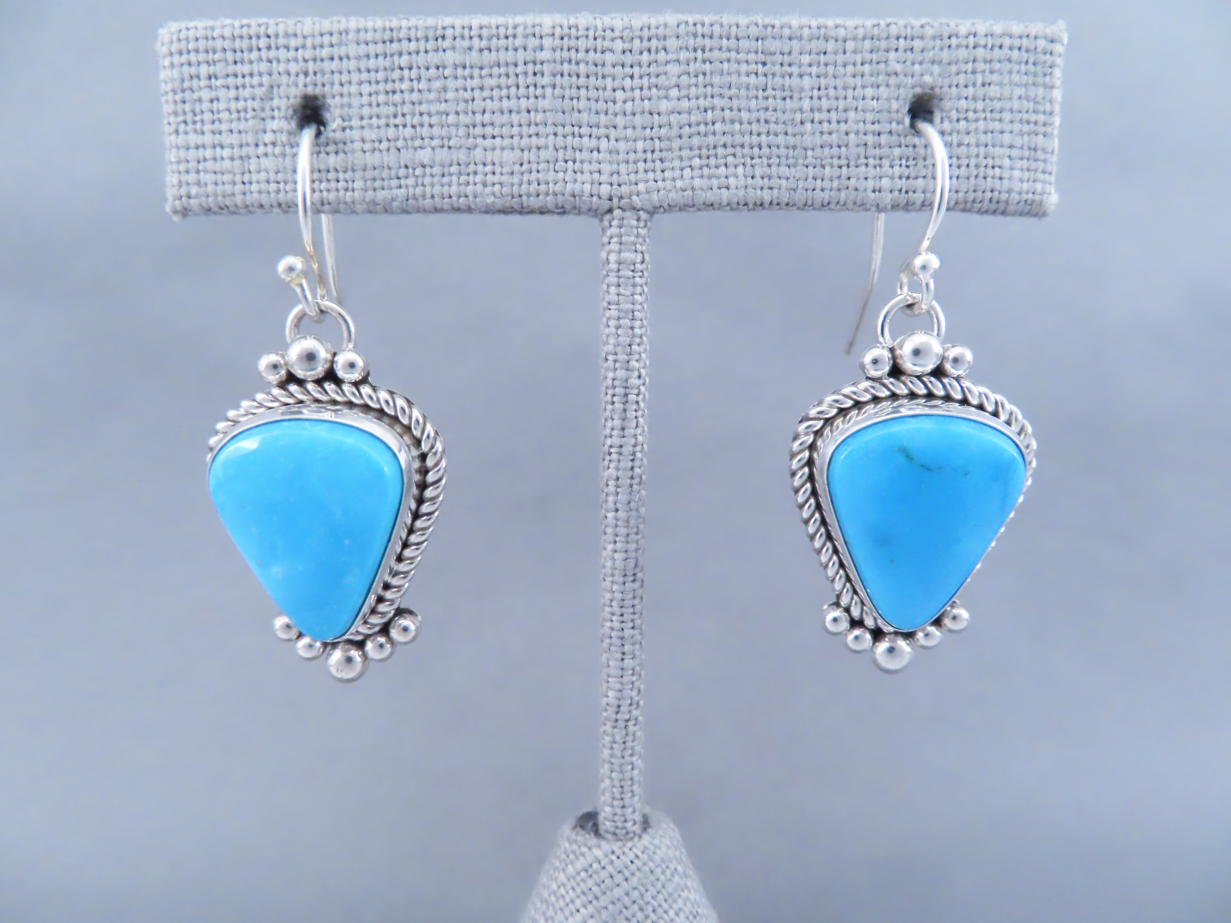 Candelaria Turquoise Earrings by Artie Yellowhorse