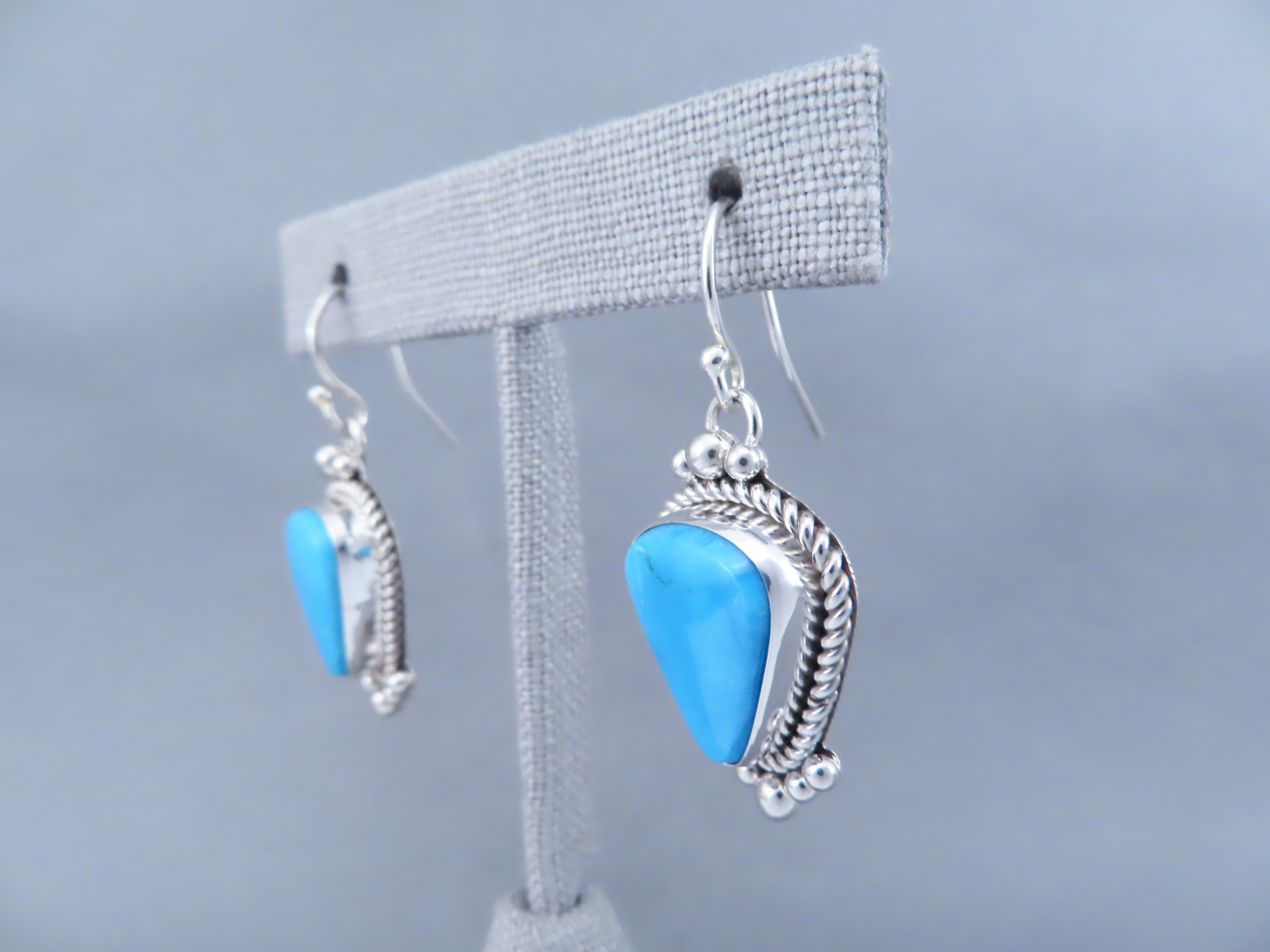 Candelaria Turquoise Earrings by Artie Yellowhorse