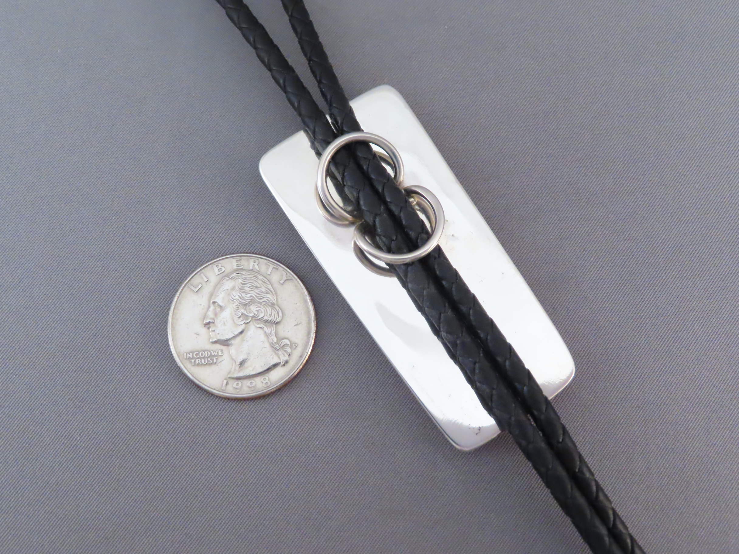 Inlaid Bolo Tie by Jimmy Poyer