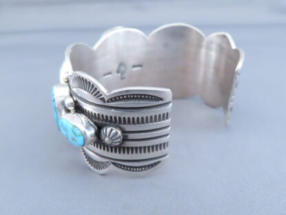 Five-Stone Kingman Turquoise Cuff Bracelet by Albert Jake
