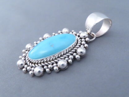 Sleeping Beauty Turquoise Pendant by Artie Yellowhorse