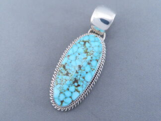 Pendant by Artie Yellowhorse with Kingman Turquoise