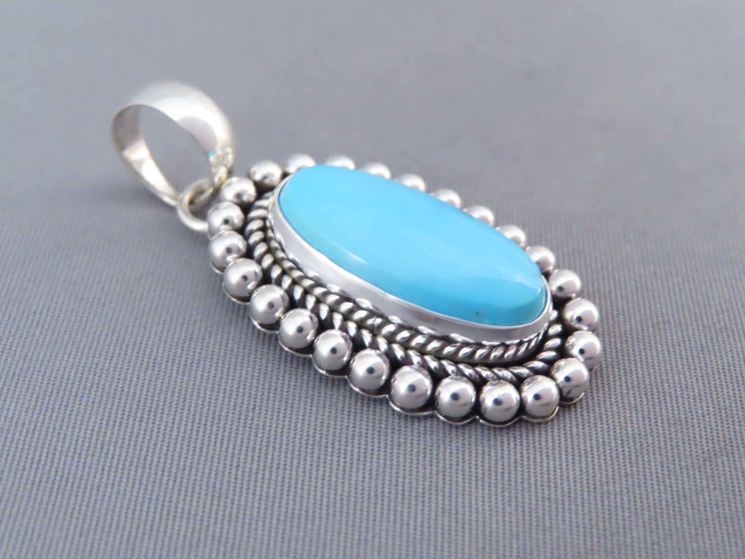 Sleeping Beauty Turquoise Slider by Artie Yellowhorse
