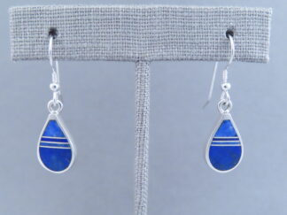 Lapis Inlay ‘Teardrop’ Earrings